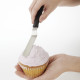 Petite spatule coudée pour pâtisseries et cupcakes 22 cm