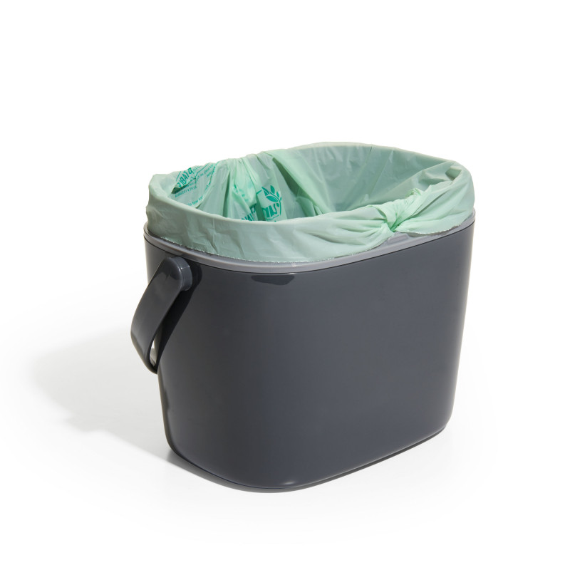 Bac à compost de cuisine gris 6,6 L Gris anthracite - OXO
