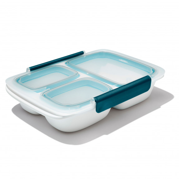 Lunch Box 970 ml rectangle 3 compartiments